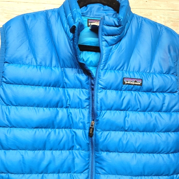 Patagonia down sweater  vest blue for Men - Picture 2 of 7
